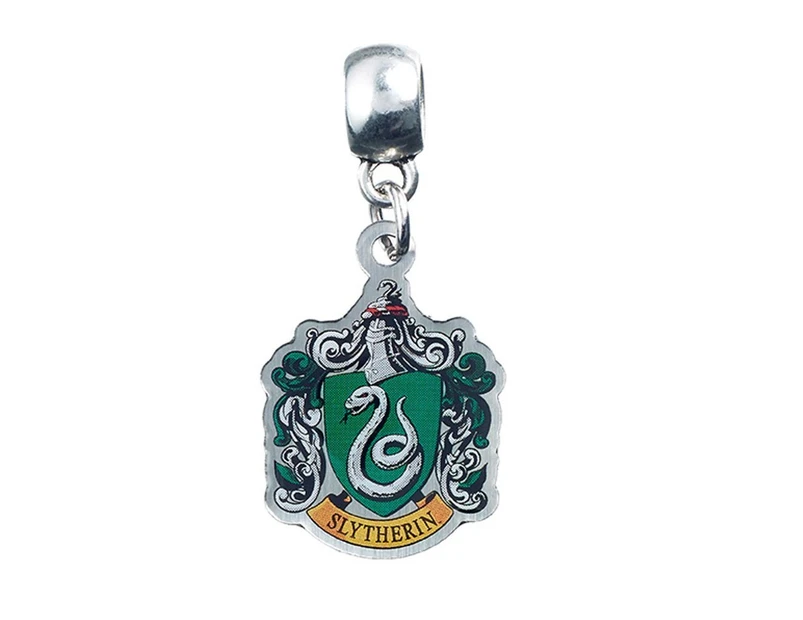 Harry Potter Silver Plated Charm Slytherin