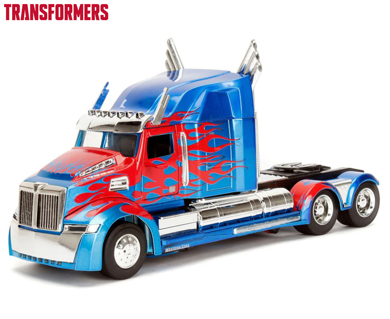 Transformers Western Star 5700XE Phantom Optimus Prime 1:24 Diecast Model Truck