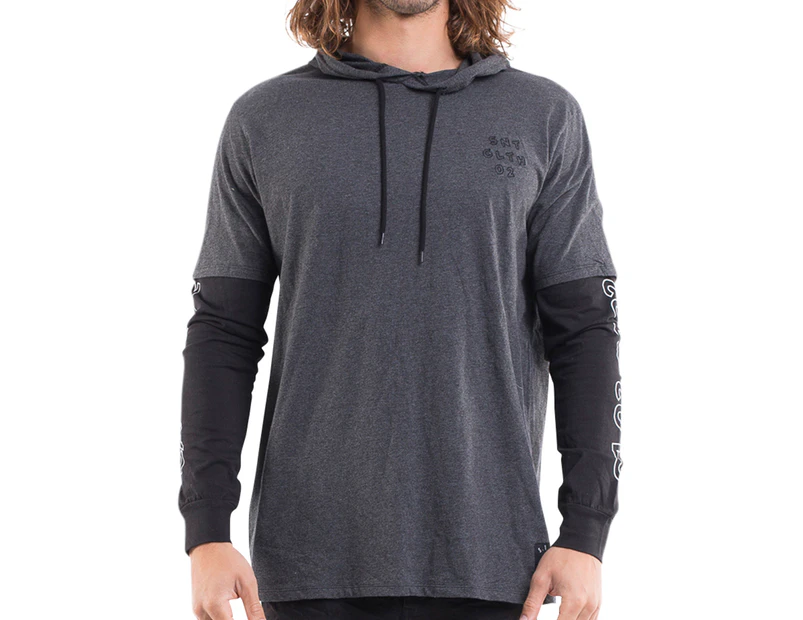 St Goliath Men's Expo Layered Tee - Charcoal