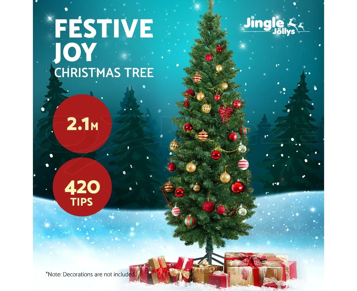 Jingle Jollys 2.1M 7FT Christmas Tree Xmas Decoration Home Decor 420 Tips