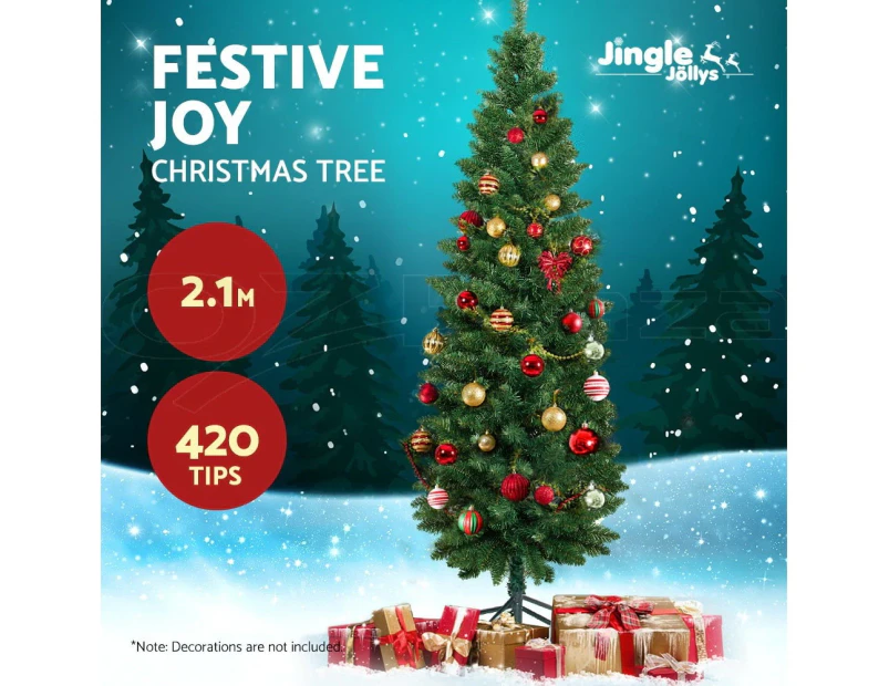 Jingle Jollys 2.1M 7FT Christmas Tree Xmas Decoration Home Decor 420 Tips