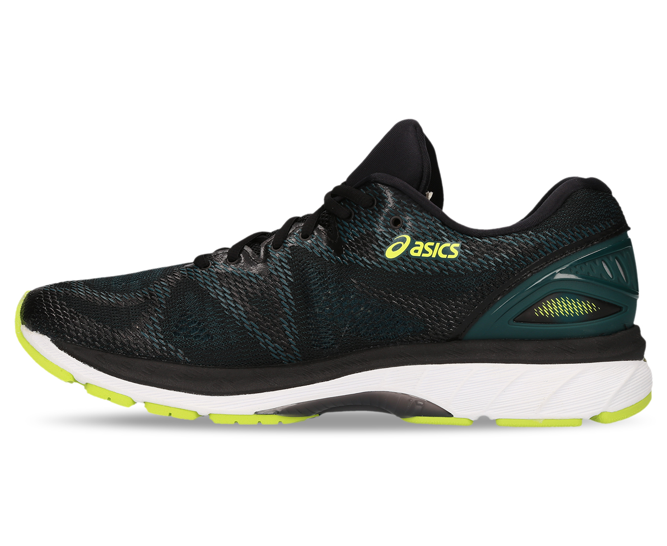 gel nimbus 20 black neon lime