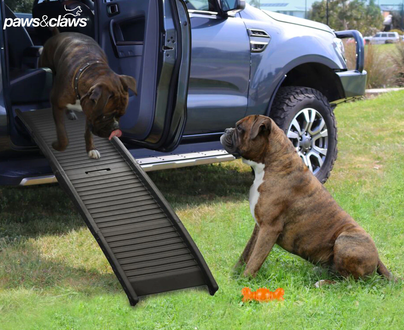 Paws & Claws Folding Portable Travel Dog/Pets/Cats Accessibility Ramp w/ Handle