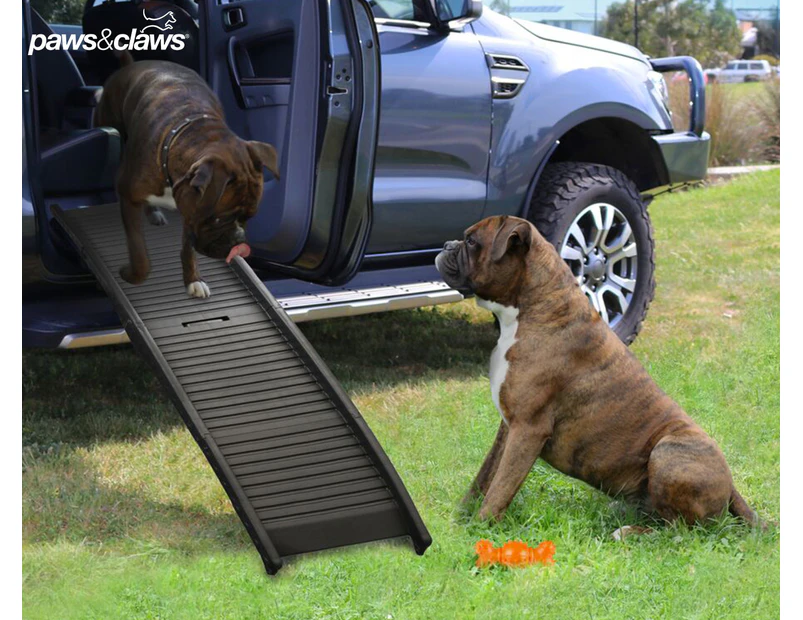 Paws & Claws Folding Dog Car Ramp Ultra Light Suvs Vans Portable
