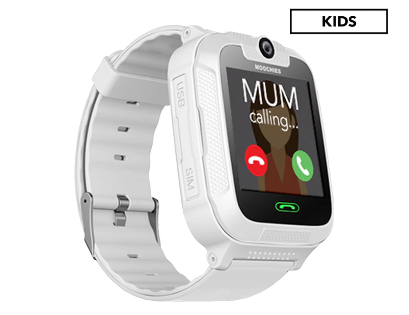 Moochies Kids' Mobile Phone Smartwatch - White
