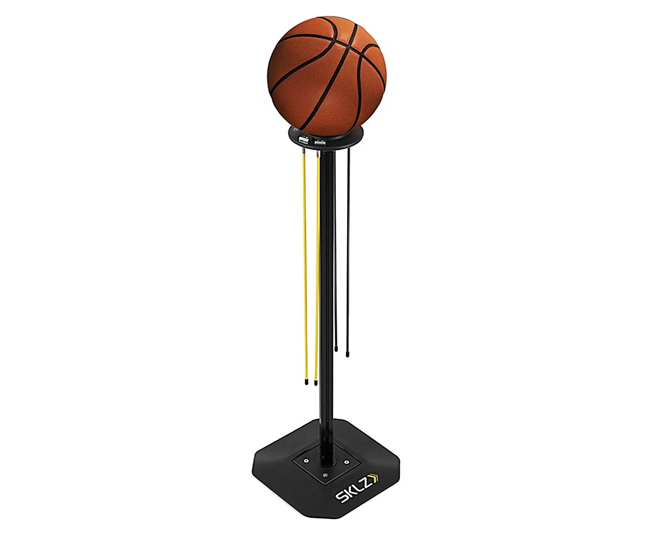 SKLZ 36" Dribble Adjustable Basketball Training/Coaching Stick/Arm Stand BLK