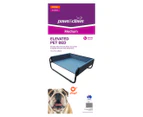 Paws & Claws 70cm Elevated Pet Bed - Grey