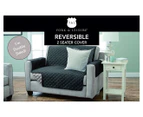 York & Leisure Reversible 2-Seat Cover - Grey