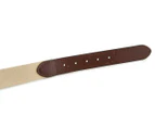 Tommy Hilfiger Canvas Leather Belt - Khaki/Brown/Navy