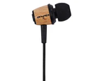 Awei ES - Q9 Wood Design Super Bass In-ear Earphone with 1.2m Cable for Smartphone Tablet PC  - Brown
