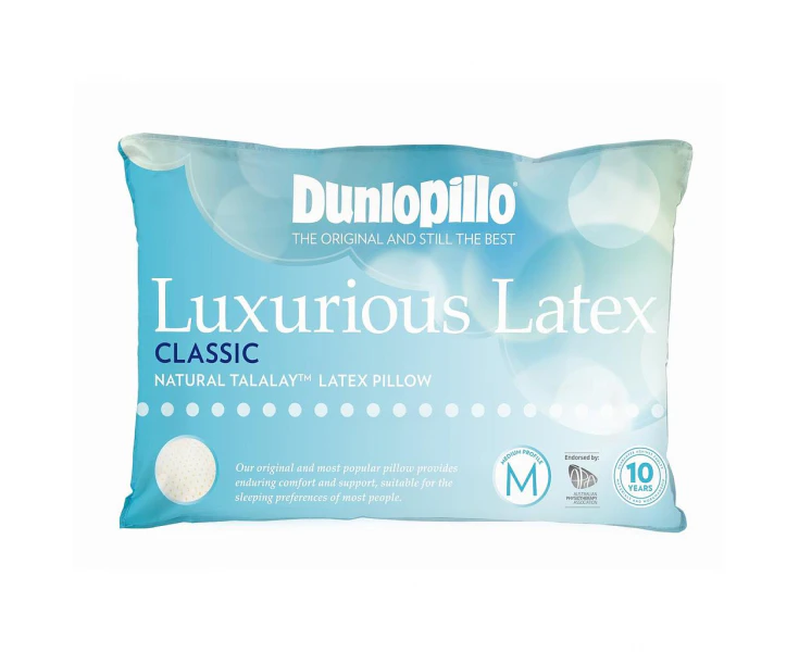 Dunlopillo Luxurious Latex Classic 2 Pack Pillow