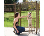 1.7m Height Double Door Pet Pen Dog Enclosure Kennel