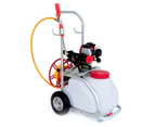 30L Power Sprayer for Weed or Pest Control Spray with Tank Trolley Hose Reel