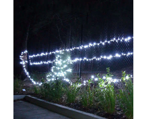 24m 200 LED Christmas Fairy Light  Clear String White