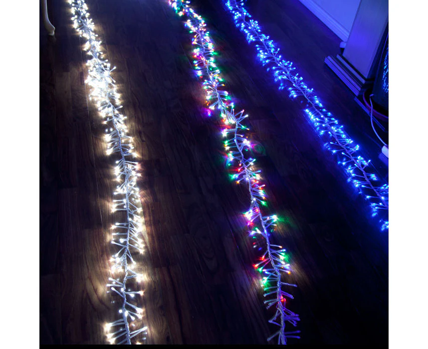 LED Firecracker Effect Chaser Light for Christmas Decoration Fairy Icicle Multi 10m-800LED