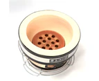 Japanese Korean Ceramic Hibachi BBQ Table Grill Round