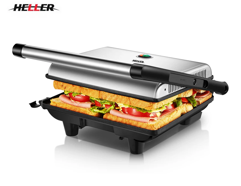 Heller 4-Slice Stainless Steel Sandwich Press