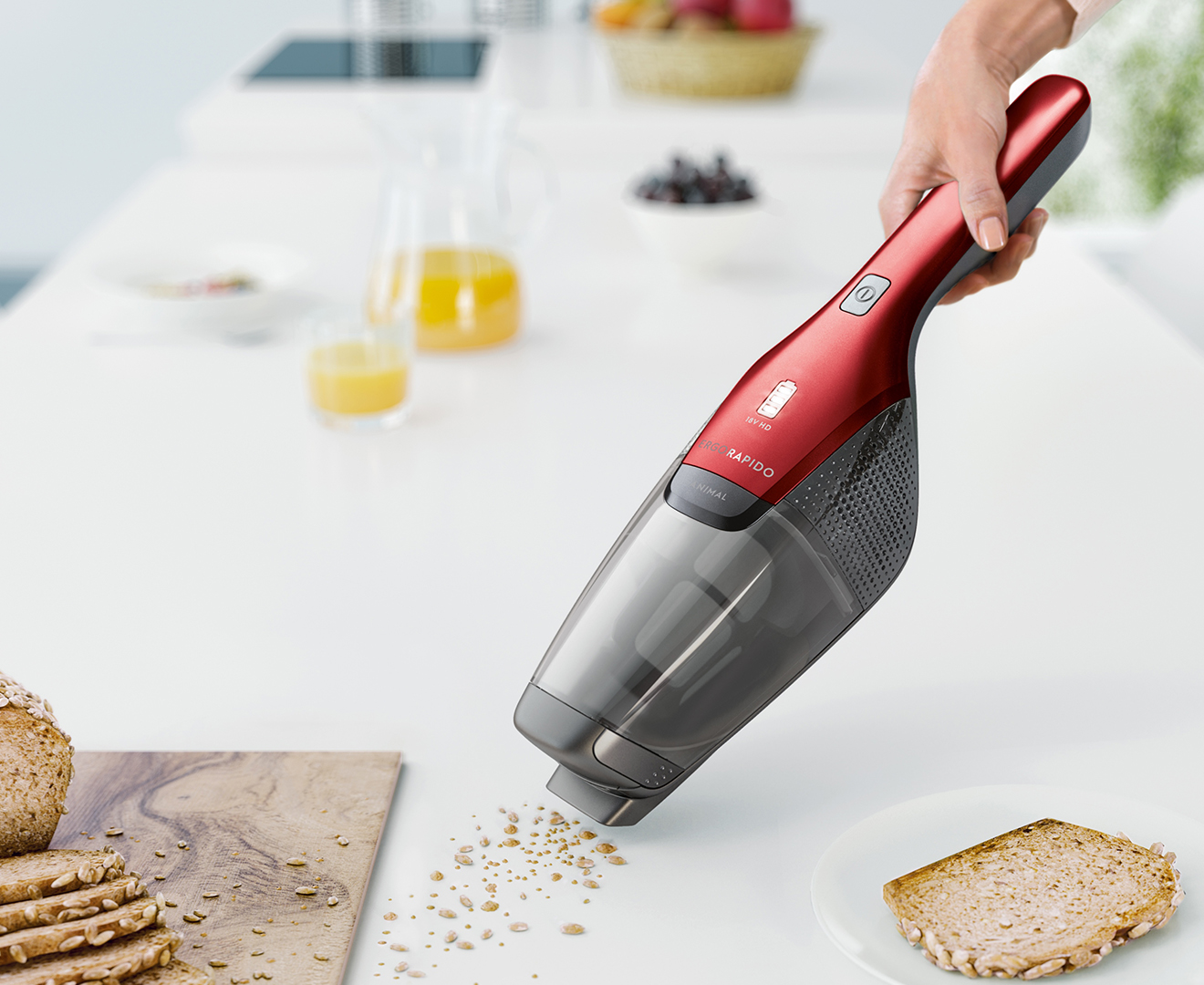 Electrolux Ergorapido Animal 18V Vacuum Cleaner - Chili Red | Catch.com.au