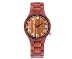 Women's Watch Simple Wristwatch Bamboo Wristwatch Bracelet-Brown 1