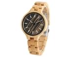 Wooden Watches Quartz Watch Nature Bamboo Clock Bamboo Wristwatch-Black 3
