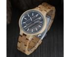 Wooden Watches Quartz Watch Nature Bamboo Clock Bamboo Wristwatch-Black 6