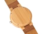 Casual Wooden Watch Women Sport Wristwatch Bamboo Wristwatch Bracelet -Brown 6