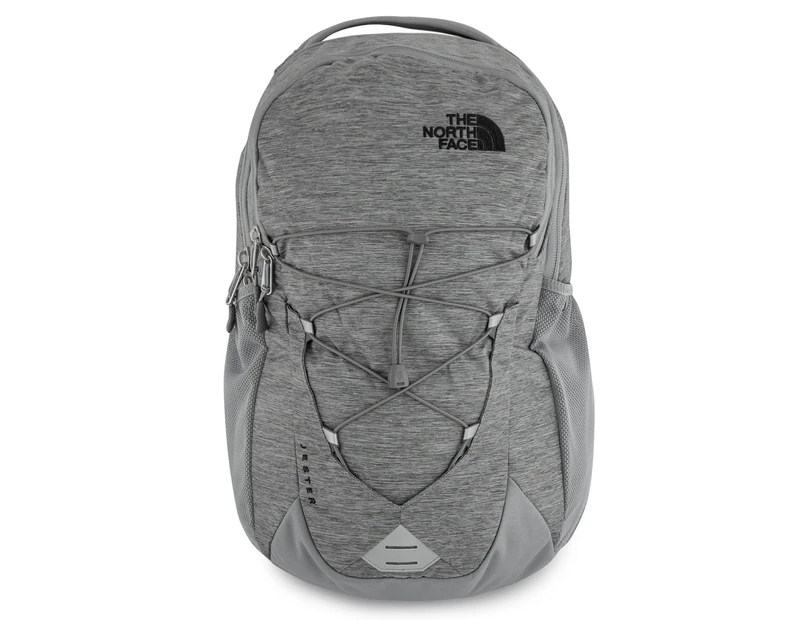 The North Face 26L Jester Backpack - Mid Grey Dark Heather/TNF Black