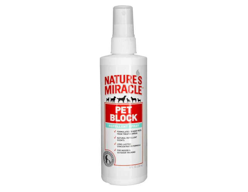 Pet block 2025 repellent spray