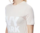 Ivy Park Women's Programme Fitted Logo Tee / T-Shirt / Tshirt - Ecru