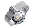 MEGIR Watch Luxury Brand Men Watch Calendar Business Wristwatch Watch for Men-White