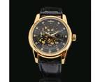 WINNER Men Watch Automatic Mechanical Analog Business Wrist Watch Watch for Men-Gold