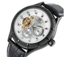 FORSINING Men's Watch Automatic Mechanical Wrist Watch Gift Watch for Men-White 4