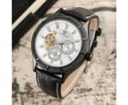 FORSINING Men's Watch Automatic Mechanical Wrist Watch Gift Watch for Men-White 5