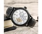FORSINING Men's Watch Automatic Mechanical Wrist Watch Gift Watch for Men-White 6