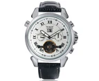 JARAGAR Men's Watch Automatic Mechanical Wrist Watches for Men-White
