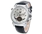 JARAGAR Men's Watch Automatic Mechanical Wrist Watches for Men-White 3