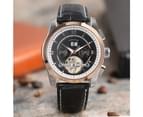 FORSINING Watch Calendar Tourbillon Automatic Mechanical Wrist Watch Watch for Men-Black 2