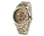 Mens Watch Luxury Self-winding Mechanical Roman Number Wrist Watch Watch for Men-Bronze 3