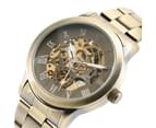 Mens Watch Luxury Self-winding Mechanical Roman Number Wrist Watch Watch for Men-Bronze 4