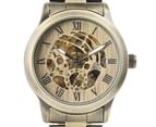 Mens Watch Luxury Self-winding Mechanical Roman Number Wrist Watch Watch for Men-Bronze 5