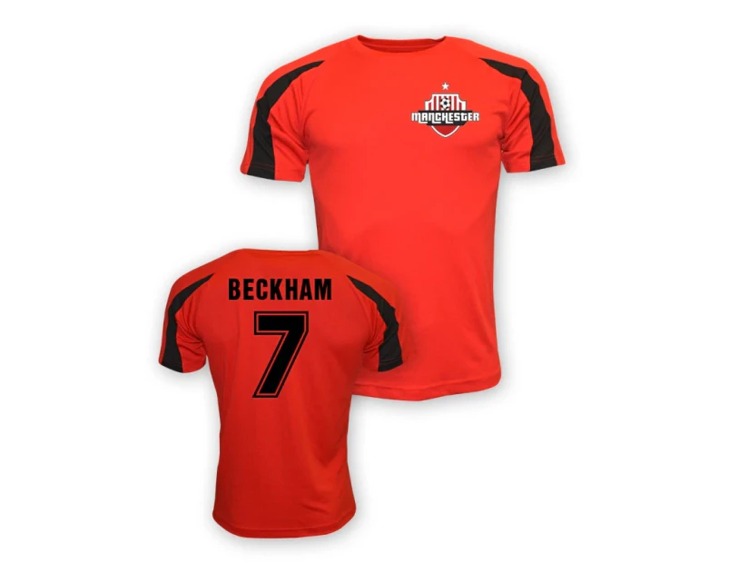 David Beckham Man Utd Sports Training Jersey (red) - Kids