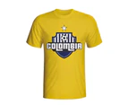 Colombia Country Logo T-shirt (yellow) - Kids
