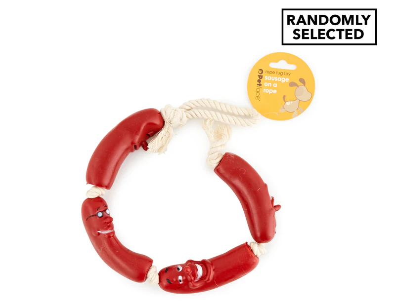 Petface Sausage-On-A-Rope - Red