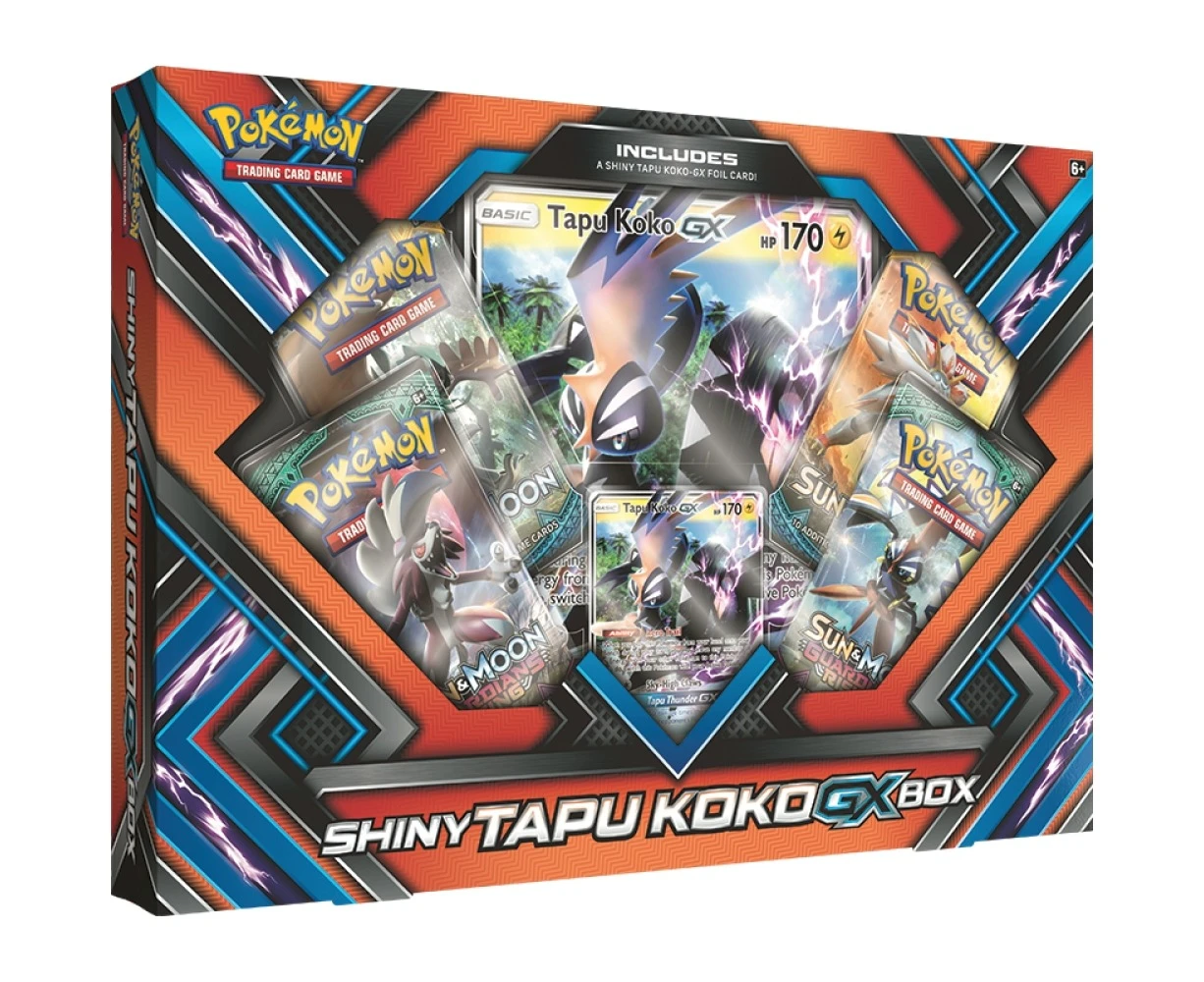 Pokemon TCG: Shiny Tapu Koko GX Box