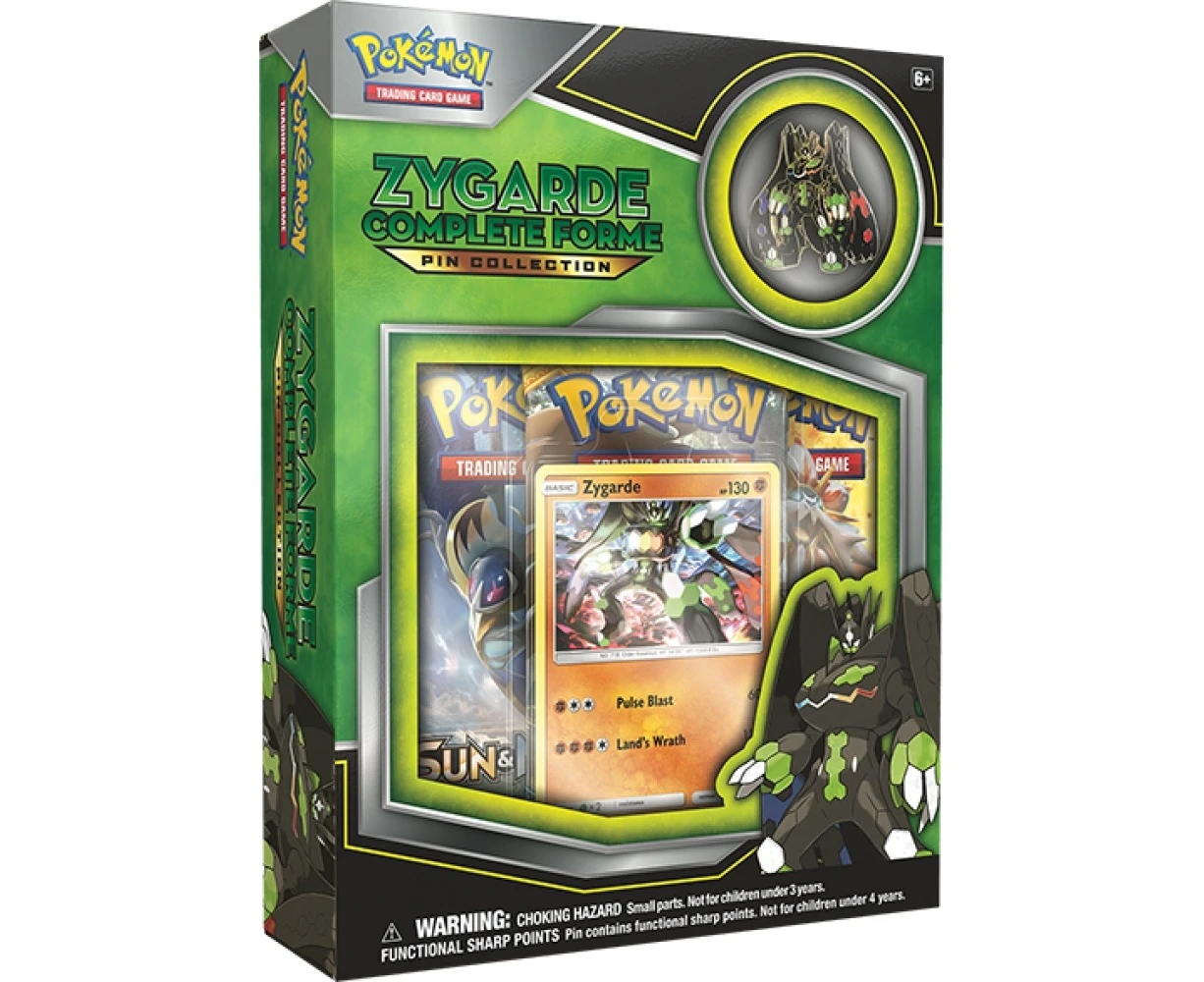 Pokemon Zygarde Complete Pin Collection