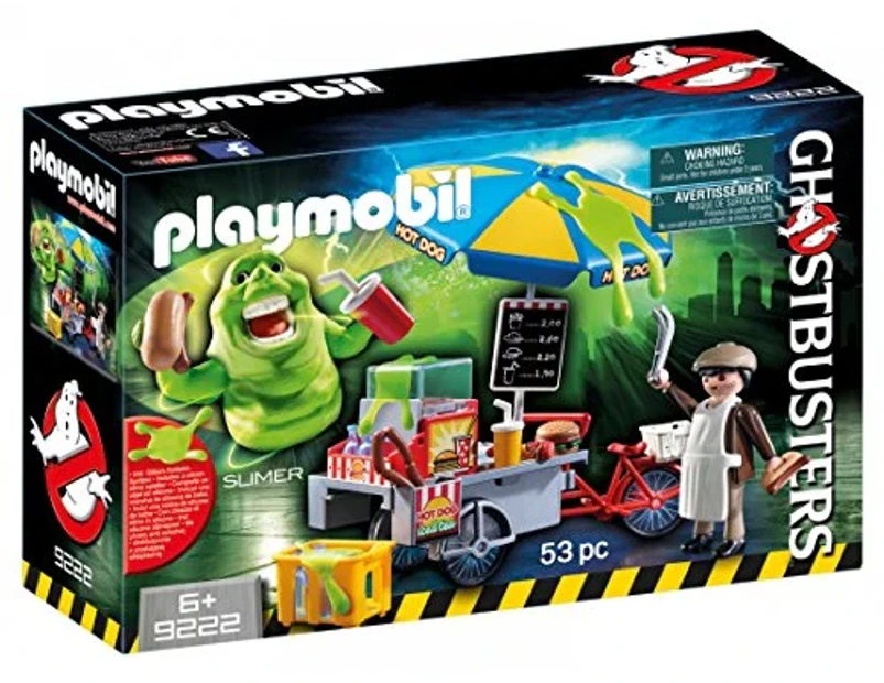 Playmobil Ghostbusters Hot Dog Stand with Slimer