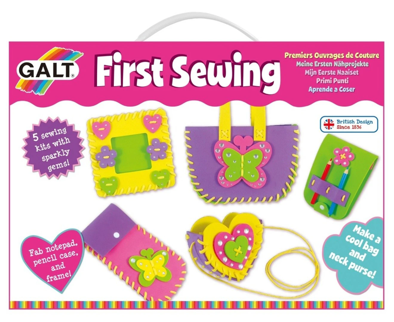 Galt First Sewing Kids/Childrens Activity Kit Interactive Toy Playset 5y+