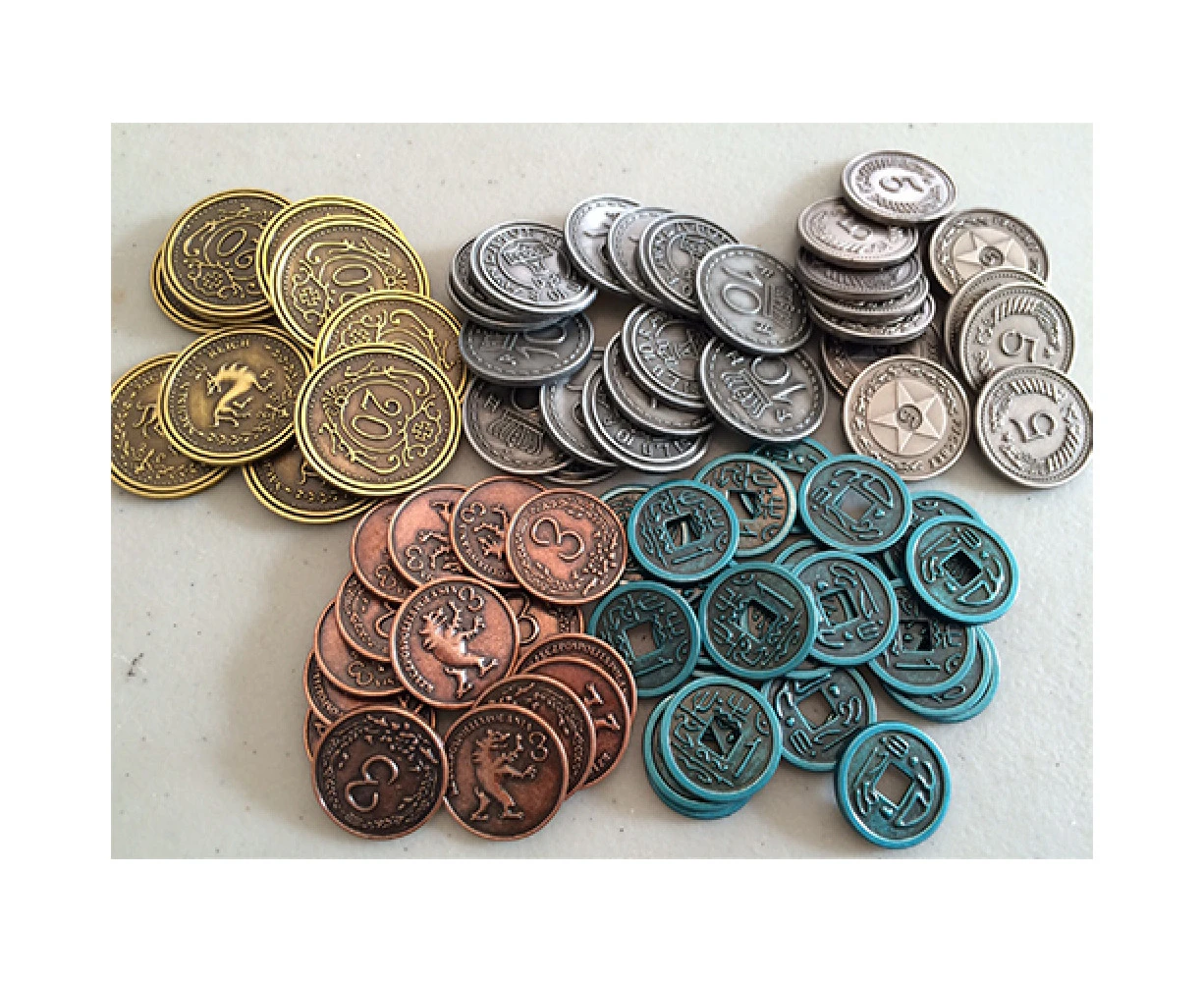 Scythe Board Game Metal Coins