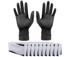 Yescom 1000pcs Thick Nitrile Disposable Gloves Powder Free Non Latex Exam Medium Black