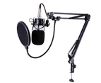 Yescom Pro Studio Condenser Microphone Recording Suspension Boom Scissor Arm Stand Kit